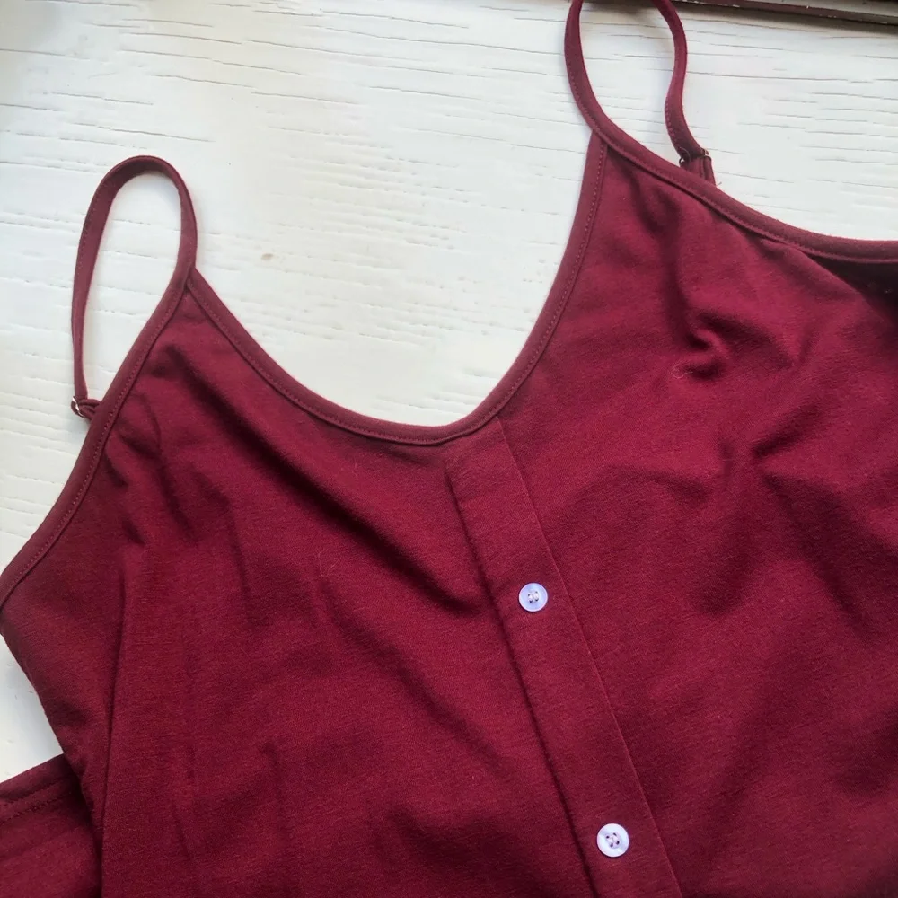 NWOT Sexy Bodycon Slit Dress - Picture 2 of 5